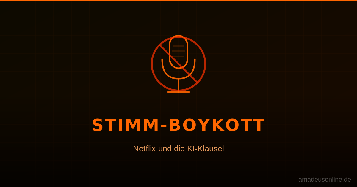 Netflix will deine Stimme – und die Synchronsprecher sagen: Nein danke Netflix will deine Stimme – und die Synchronsprecher sagen: Nein danke