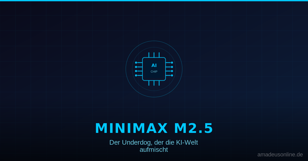 MiniMax M2.5: Der chinesische Underdog, der die KI-Welt aufmischt MiniMax M2.5: Der chinesische Underdog, der die KI-Welt aufmischt